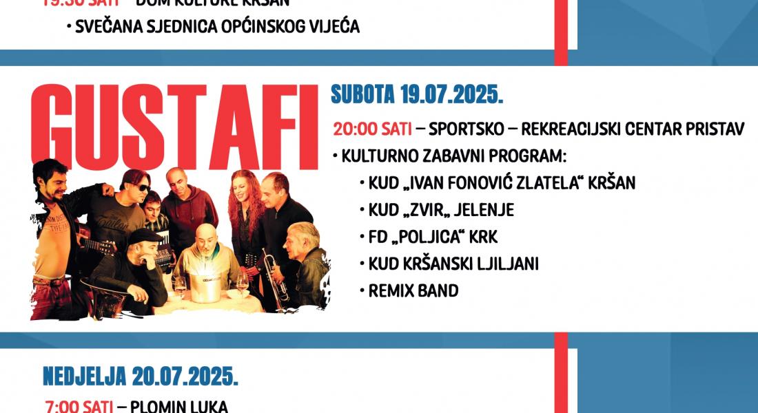 Svečano obilježavanje Dana Općine Kršan 2025. uz kulturni, zabavni  i sportski program