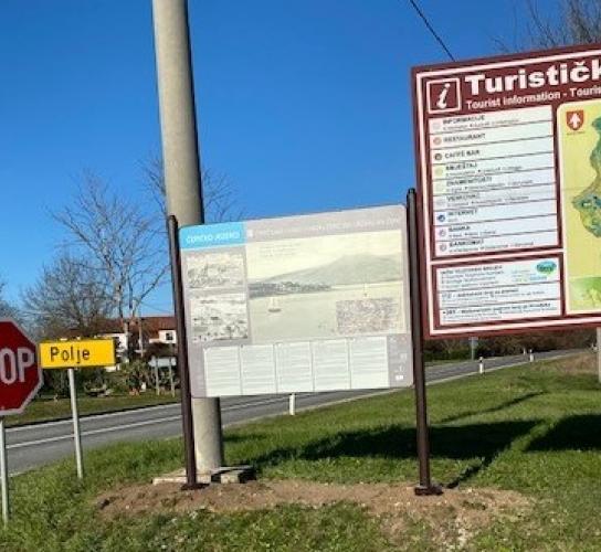 Postavljena Turističko informativna tabela o Čepićkom jezeru